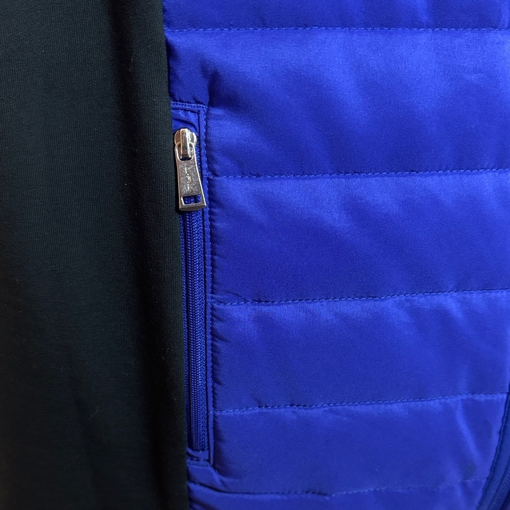Lauren Ralph Lauren Active Royal Blue black Vest Women’s Medium Spring Layering - Picture 4 of 7